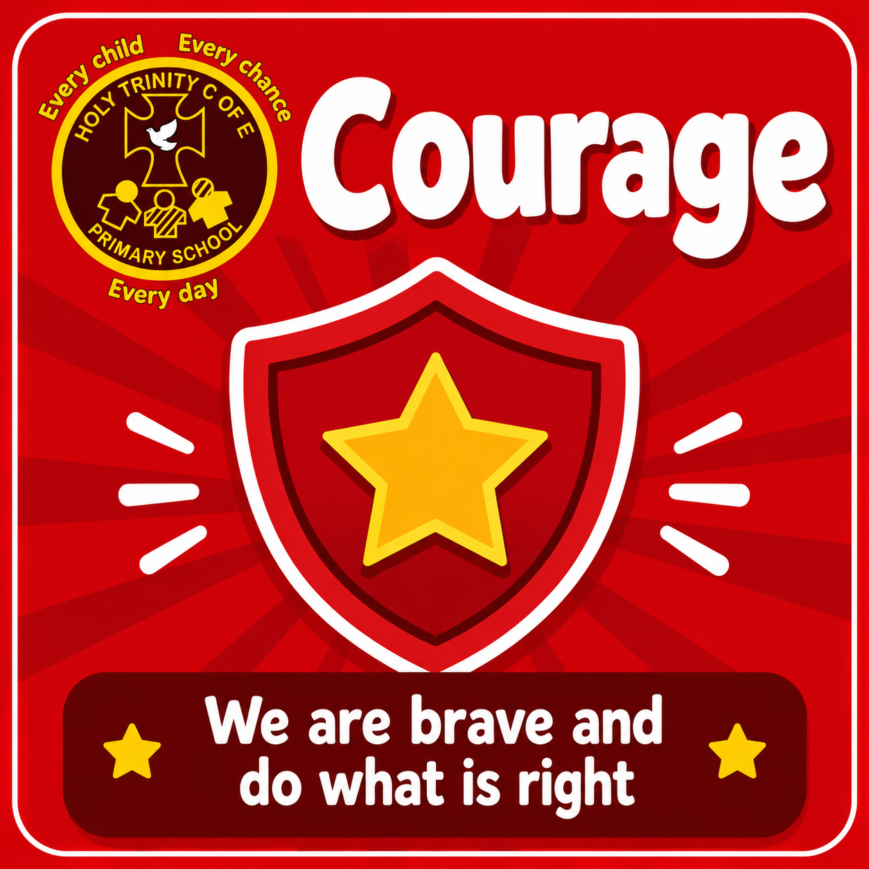 Courage value tile