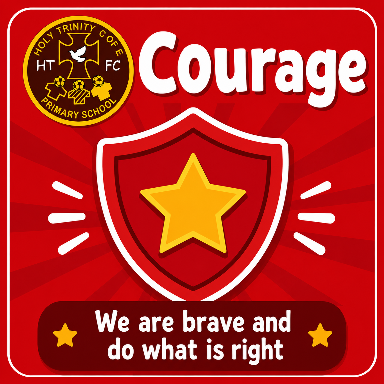 Courage value tile