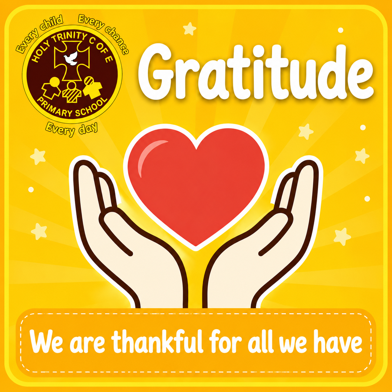 Gratitude value tile